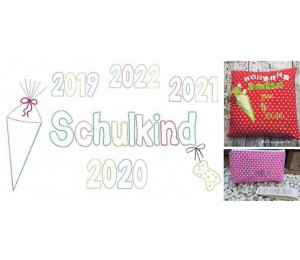 Stickdatei - Schulkind mini